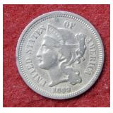 1869 Three Cent Nickel