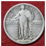 1920 Standing Liberty Silver Quarter