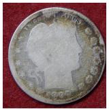 1897 S Barber Silver Quarter