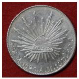 1895 Mexico Silver 8 Reals