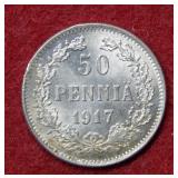1917 Finland 50 Pennia
