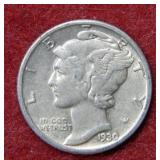 1930 Mercury Silver Dime