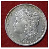 1882 O/O Morgan Silver Dollar Coin