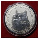 1oz .999 Silver Dogecoin Round