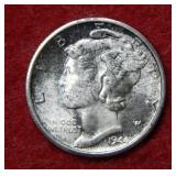 1944 S Mercury Silver Dime