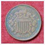 1864 Two Cent Piece