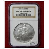 2005 Silver Eagle 1oz NGC GEM UNC