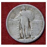 1918 S Standing Liberty Silver Quarter