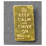 1/100oz .999 Fine Gold Bullion