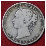 1855 Newfoundland Silver Half