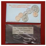 1994 & 1996 P&D Mint Sets