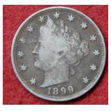 1899 Liberty Head Nickel - dark