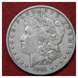 1891 CC Morgan Silver Dollar