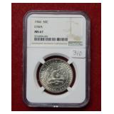 1946 Iowa Silver Comm Half NGC MS67