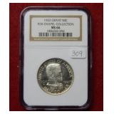 1922 Grant Silver Comm Half NGC MS66