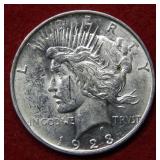 1923 D Peace Silver Dollar Coin