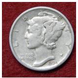 1936 D Mercury Silver Dime