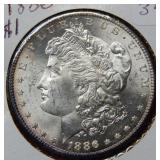 1886 S Morgan Silver Dollar Coin