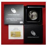 2018 WW I Centennial Proof Silver Dollar