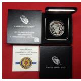 2019 American Legion Proof Silver Dollar