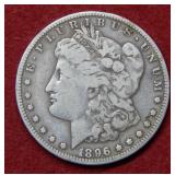 1896 S Morgan Silver Dollar