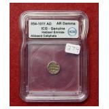 854-1011 AD AR Damma Ancient Coin ICG Genuine