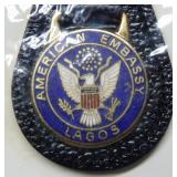 US Embassy of Lagos Key Fob - in New Condition