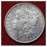 1878 7/8 Tail Feathers Morgan Silver Dollar