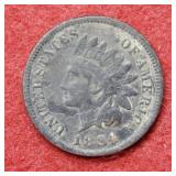 1884 Indian Head Cent