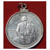 1982 Silver Washington Half in a Bezel