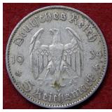 1934 Germany 5 Silver Mark
