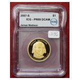2007 S Madison $1 ICG PR69 DCAM