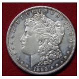 1899 S Morgan Silver Dollar Coin