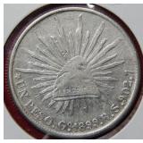 1899 MO  Mexico Silver Peso***