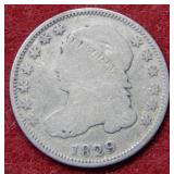 1829 Bust Silver Dime