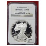 2012 S Silver Eagle 1oz NGC PF69 Ultra Cameo