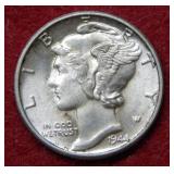 1944 Mercury Silver Dime