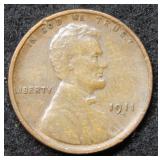 1911 S Lincoln Wheat Cent