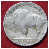 1937 D Three Legged Buffalo Nickel