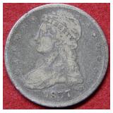 1837 Bust Silver Half - Reeded Edge