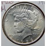 1926 D Peace Silver Dollar Coin