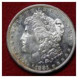 1881 S Morgan Silver Dollar