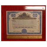 Polaroid Corporation Stock Certificate