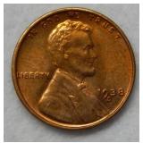 1938 D Lincoln Wheat Cent