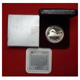 1986 Canada $1 Silver Train Coin