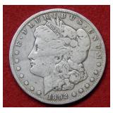 1892 S Morgan Silver Dollar Coin