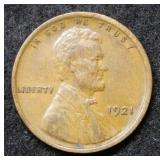 1921 Lincoln Wheat Cent