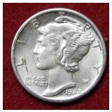 1942 Mercury Silver Dime
