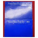 1971 & 1972 US Proof Coins