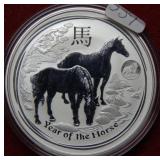 2014 Australia "Year of the Horse" 1oz .999Bullion